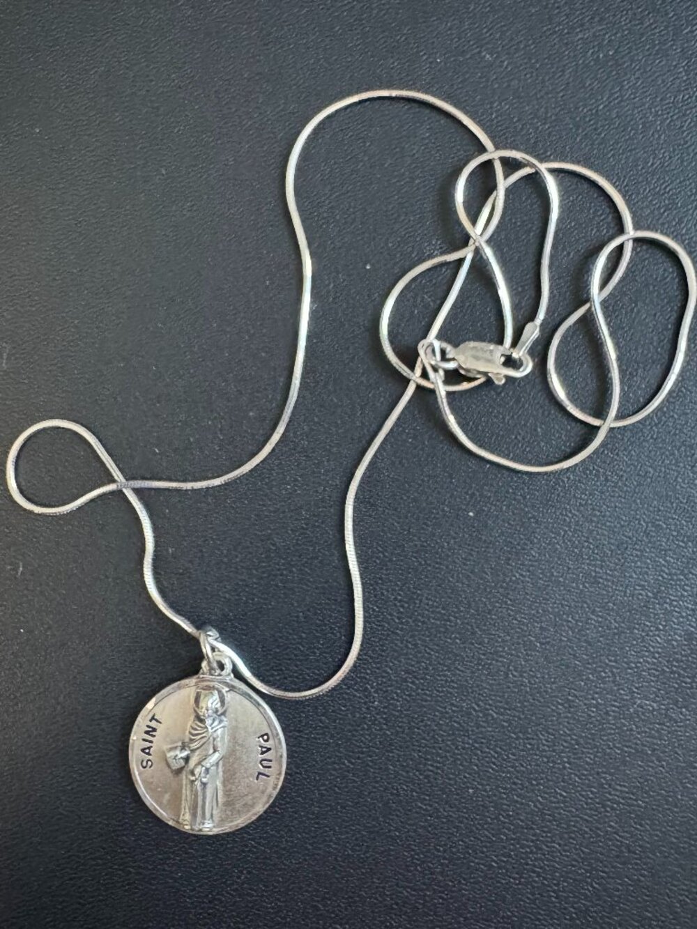 St. Paul Medallion Necklace: Sterling